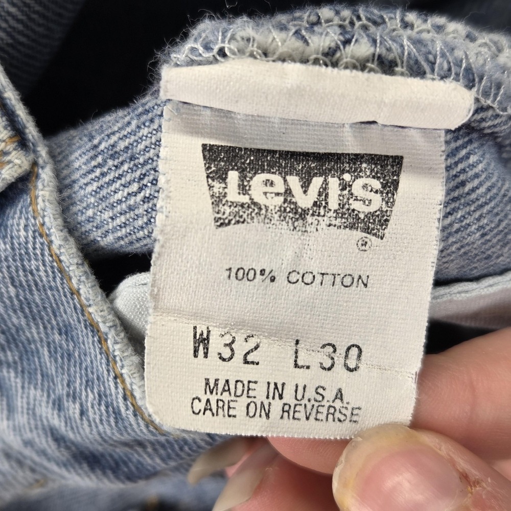 VTG Levis 501 Jeans Mens Blue Made In USA Fits 28x28 - Picture 15 of 16
